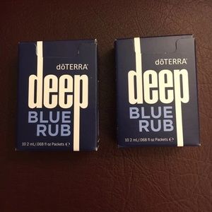 New DoTerra Deep Blue (2) 10 pack Sample Box.